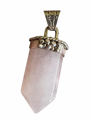 Colgante Cuarzo Rosa XL