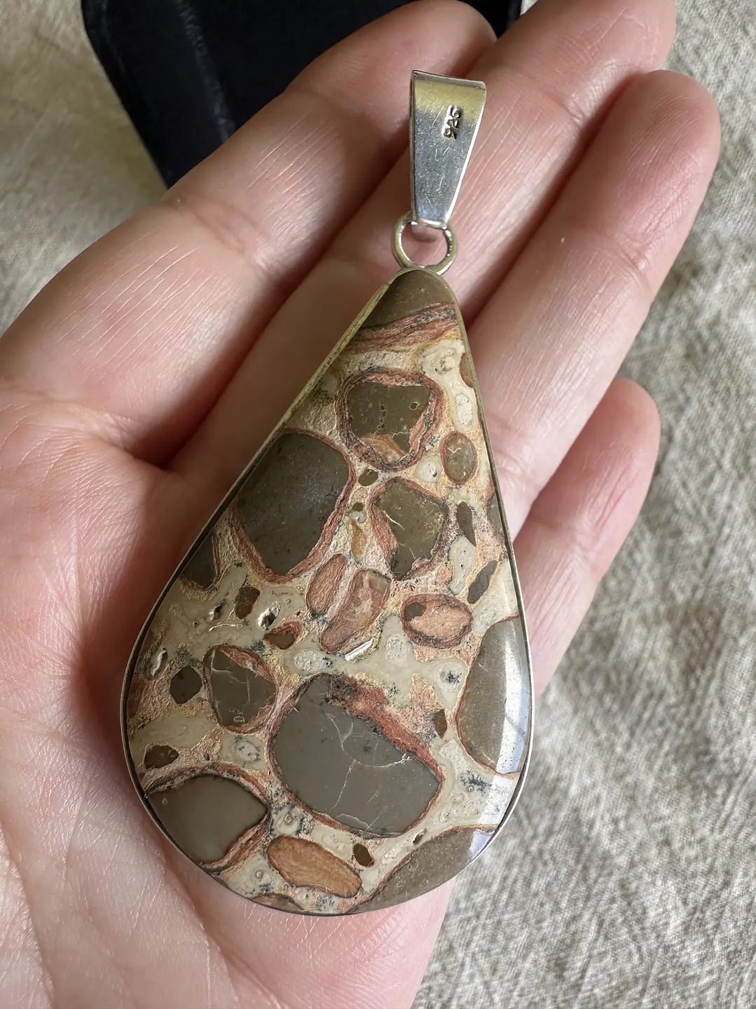 Colgante Jaspe Leopardita 2