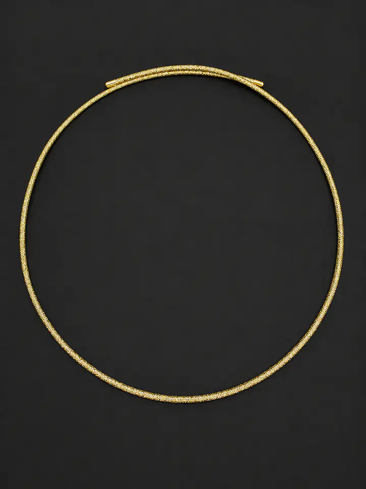 collar imán dorado 3