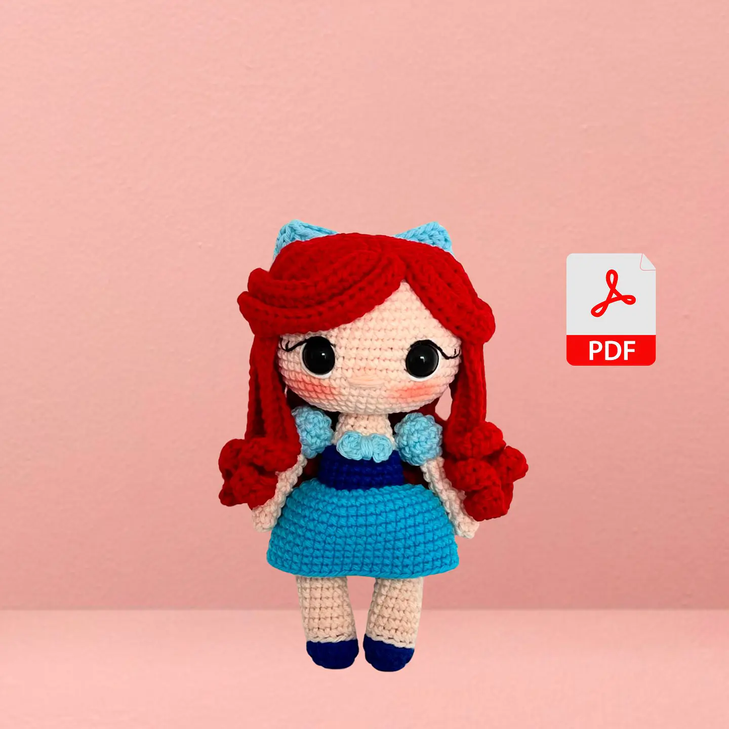 Princess Ariel: Crochet Pattern / Spanish 1