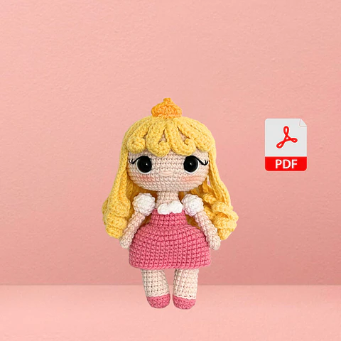 Princesa Aurora: Patrón Crochet / Español