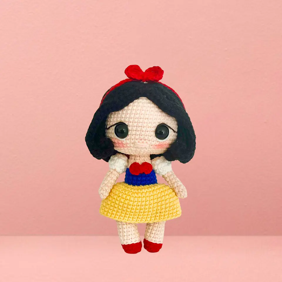 Princesa Blancanieves: Patrón Crochet / Español 1