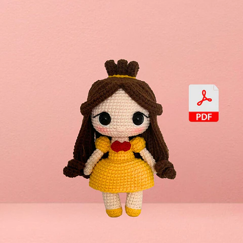 Princesa Bella: Patrón Crochet / Español