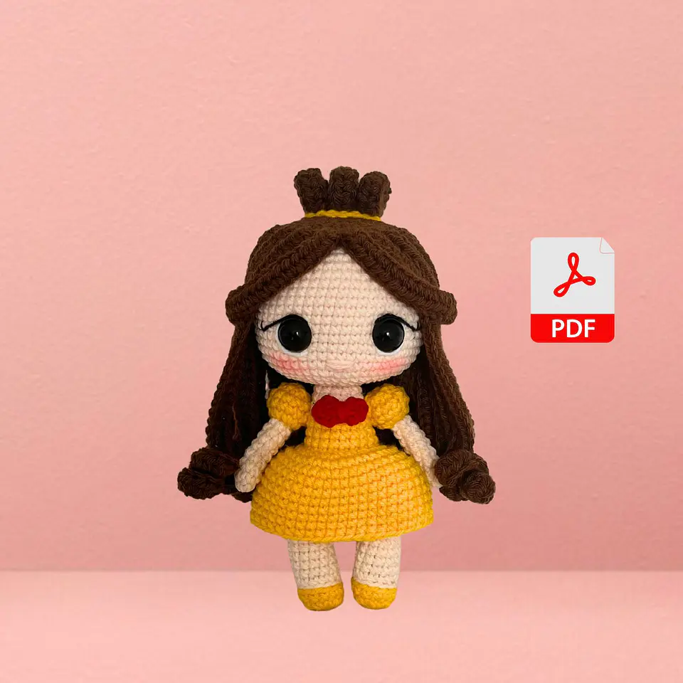 Princesa Bella: Patrón Crochet / Español 1