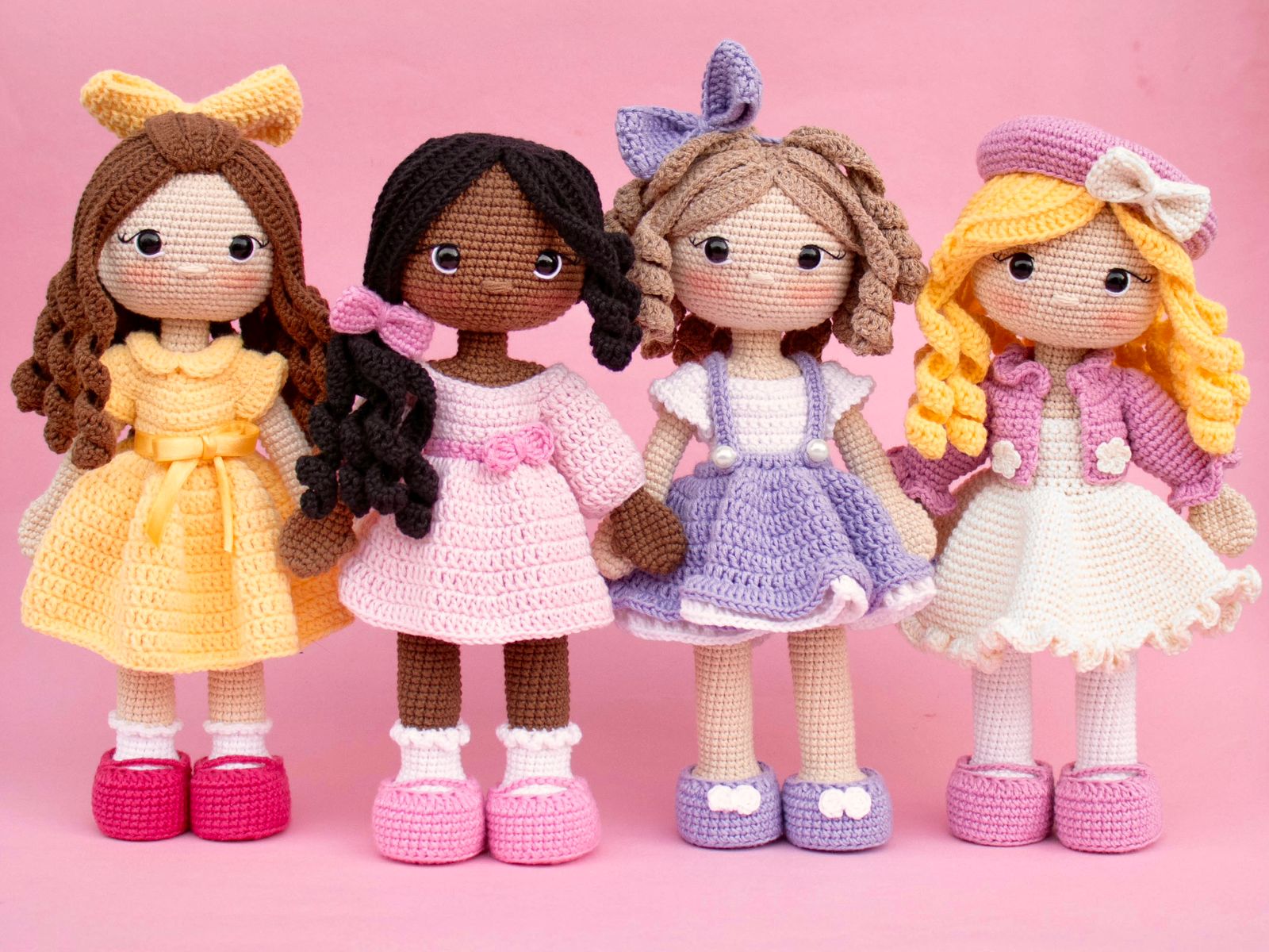 Colección Mejores Amigas / 4 patrones en español  2