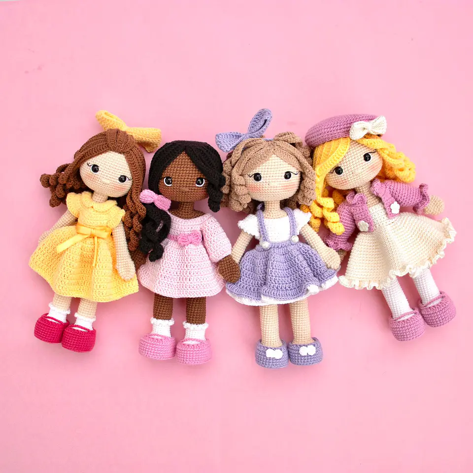 Colección Mejores Amigas / 4 patrones en español  1