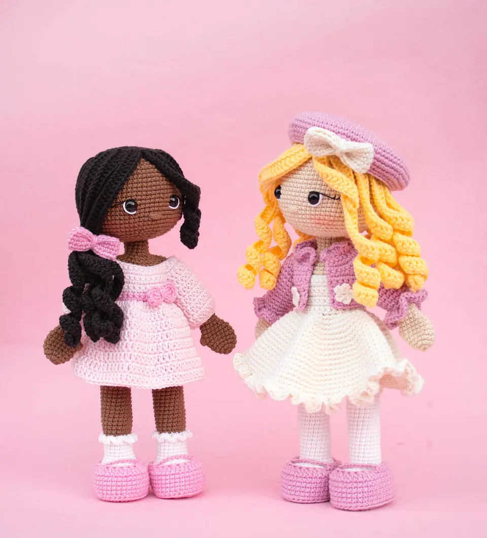 Colección Mejores Amigas / 4 patrones en español  4
