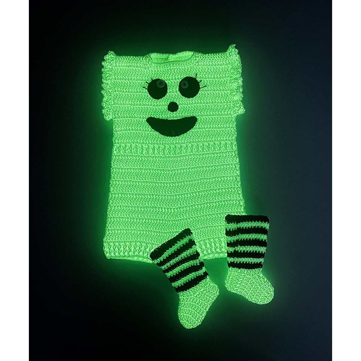 Glow In The Dark Ghost Socks