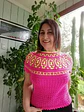 Patrón Top Cleopatra (mosaico) - Miniatura 10