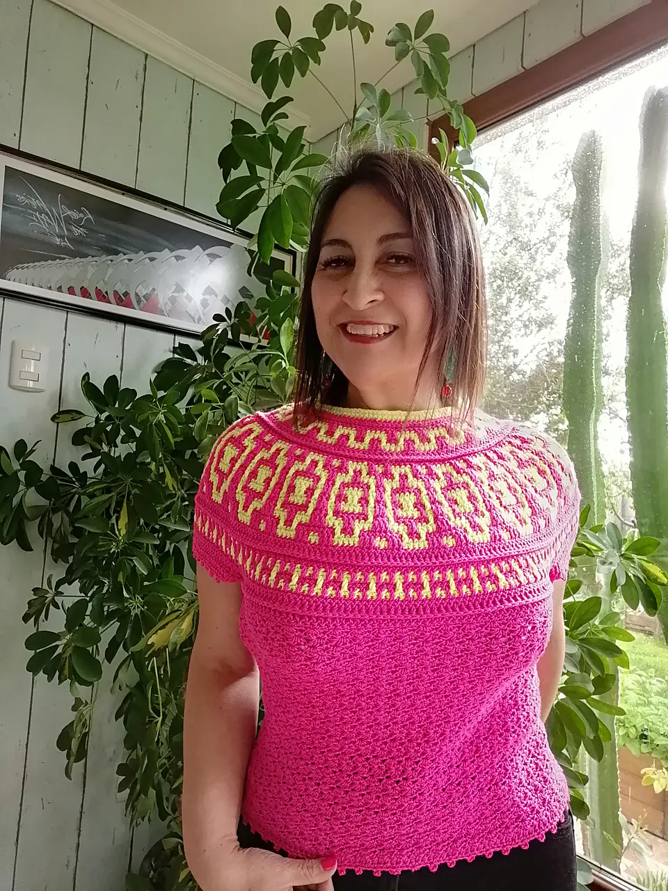 Patrón Top Cleopatra (mosaico) 10