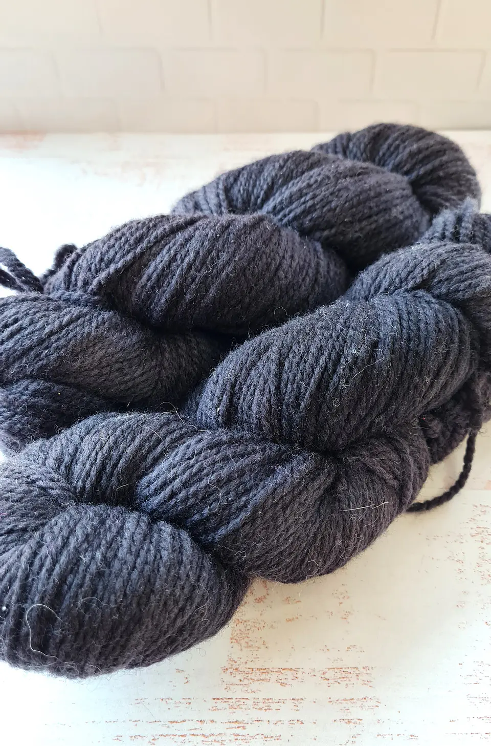 Lana merino teñida a mano grosor worsted 3