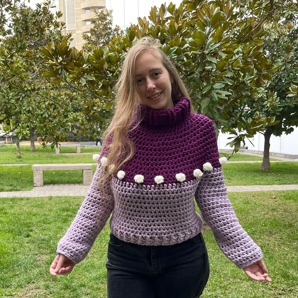 Patrón Sweater Oversize Aurora  3