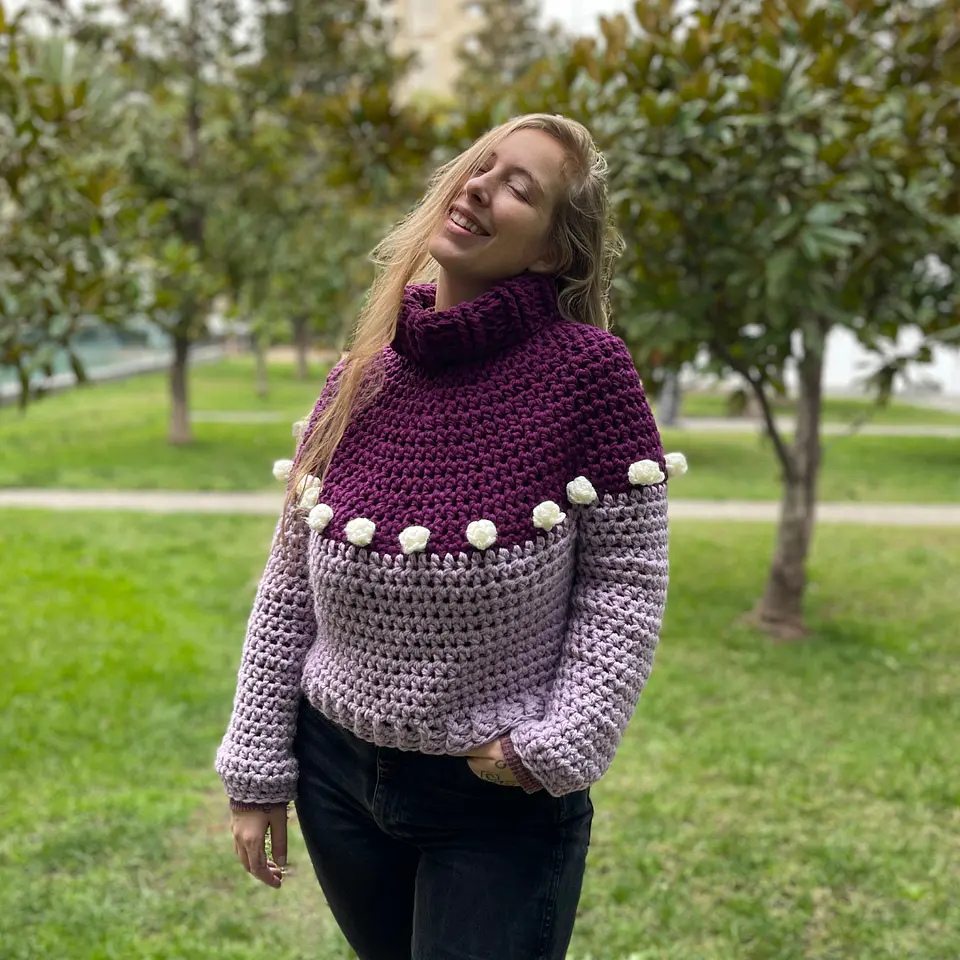 Patrón Sweater Oversize Aurora  4