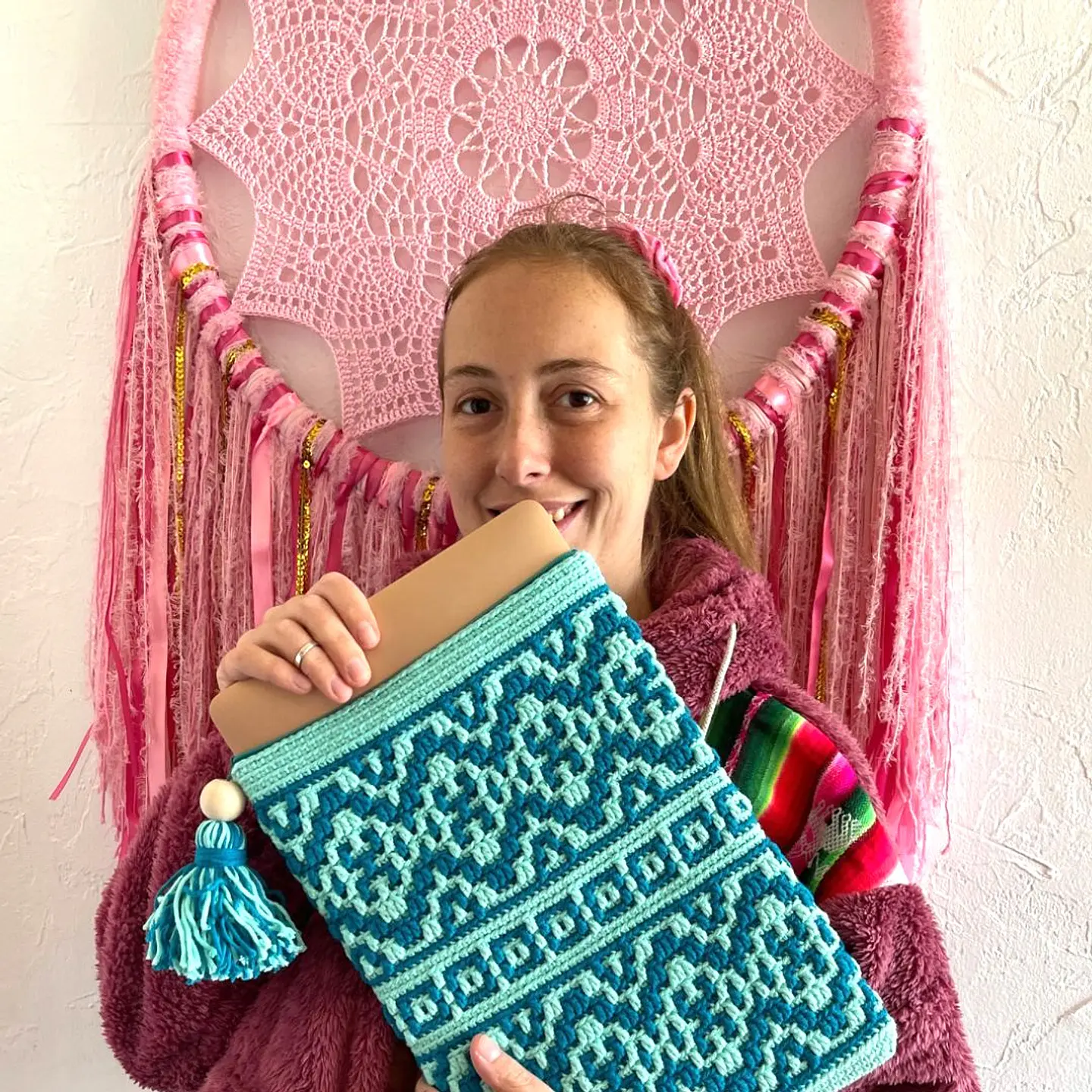 Patrón  funda de notebook Sukha (mosaico) 2