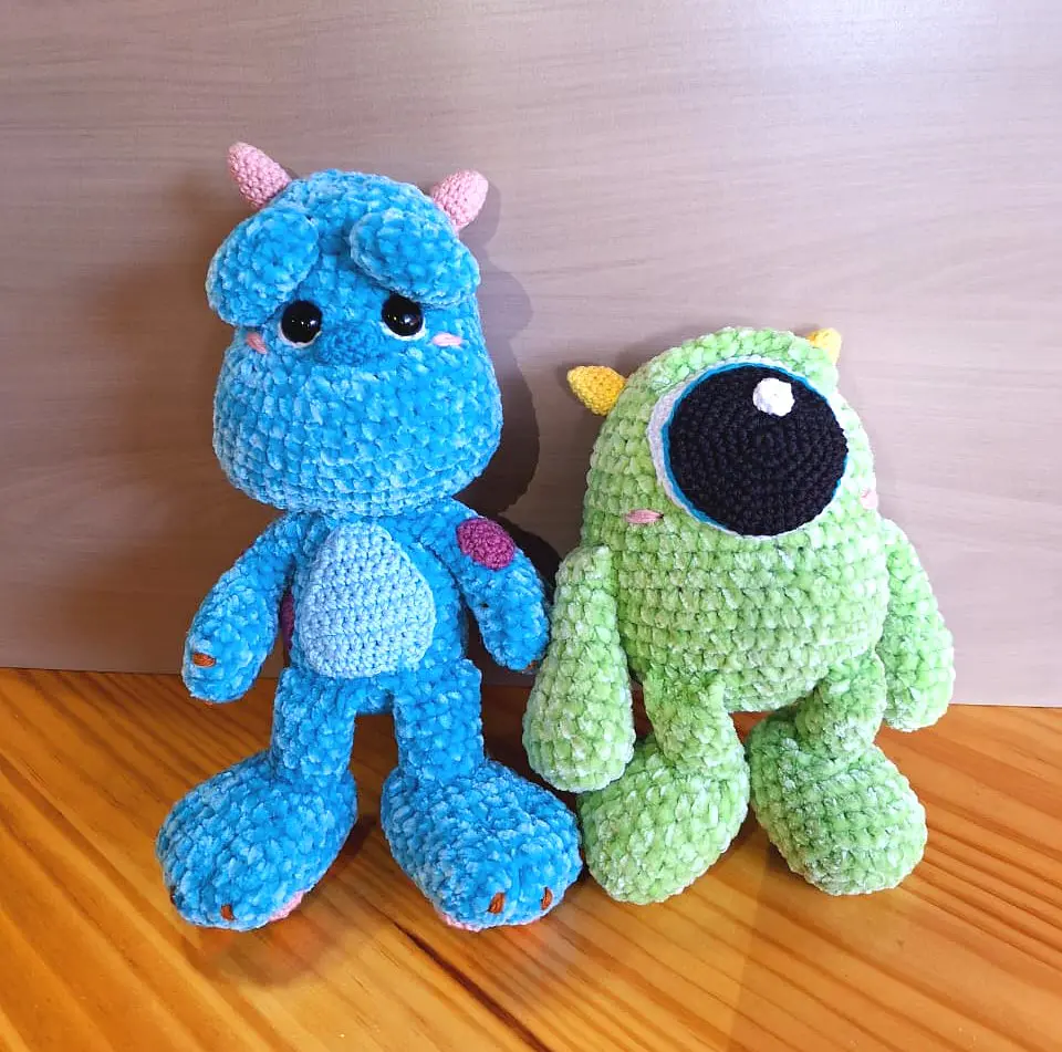 KIT Sully y Mike Amigurumi- Jennita de Amor 1