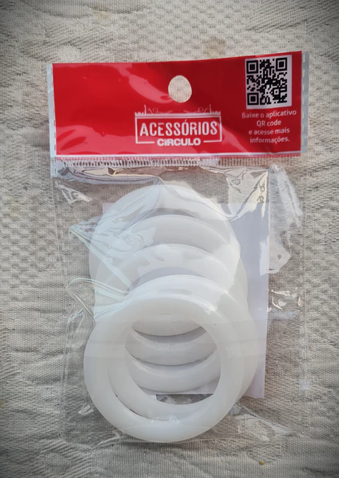 Argollas Plásticas 5 cms de diámetro