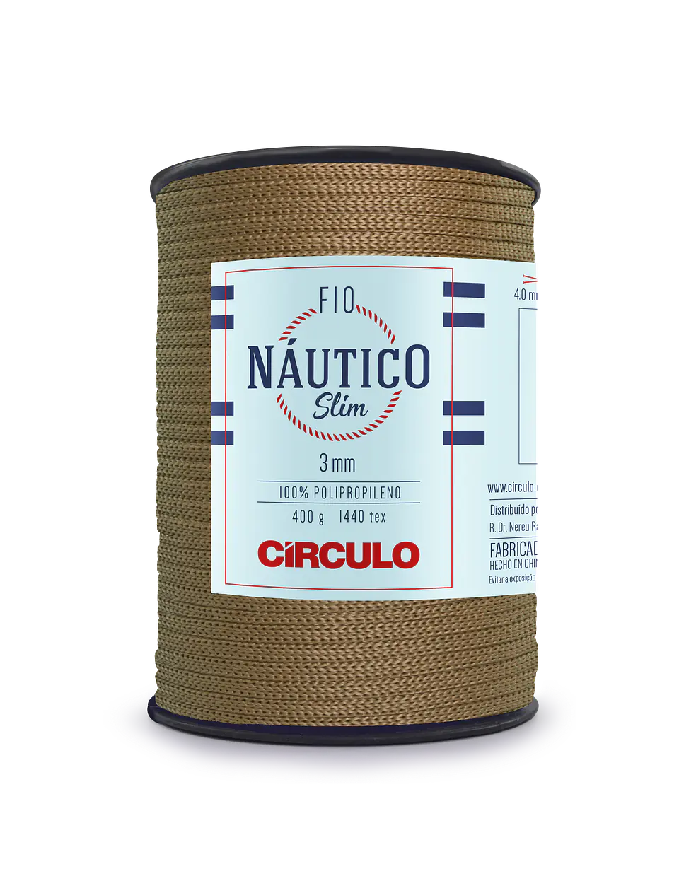 Hilo Nautico Slim 3 mm Círculo 14