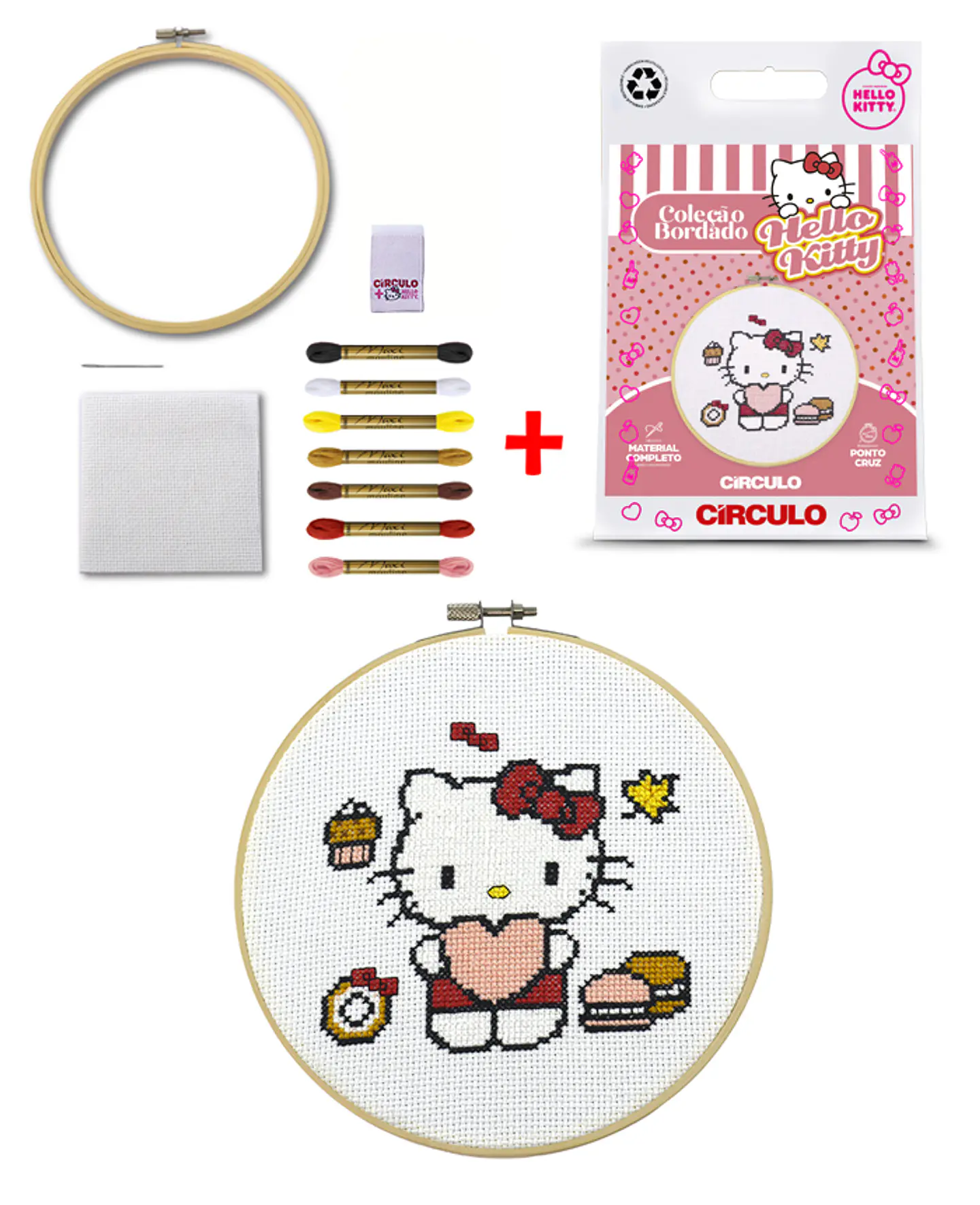 Kit de Bordado dulces Hello Kitty 2