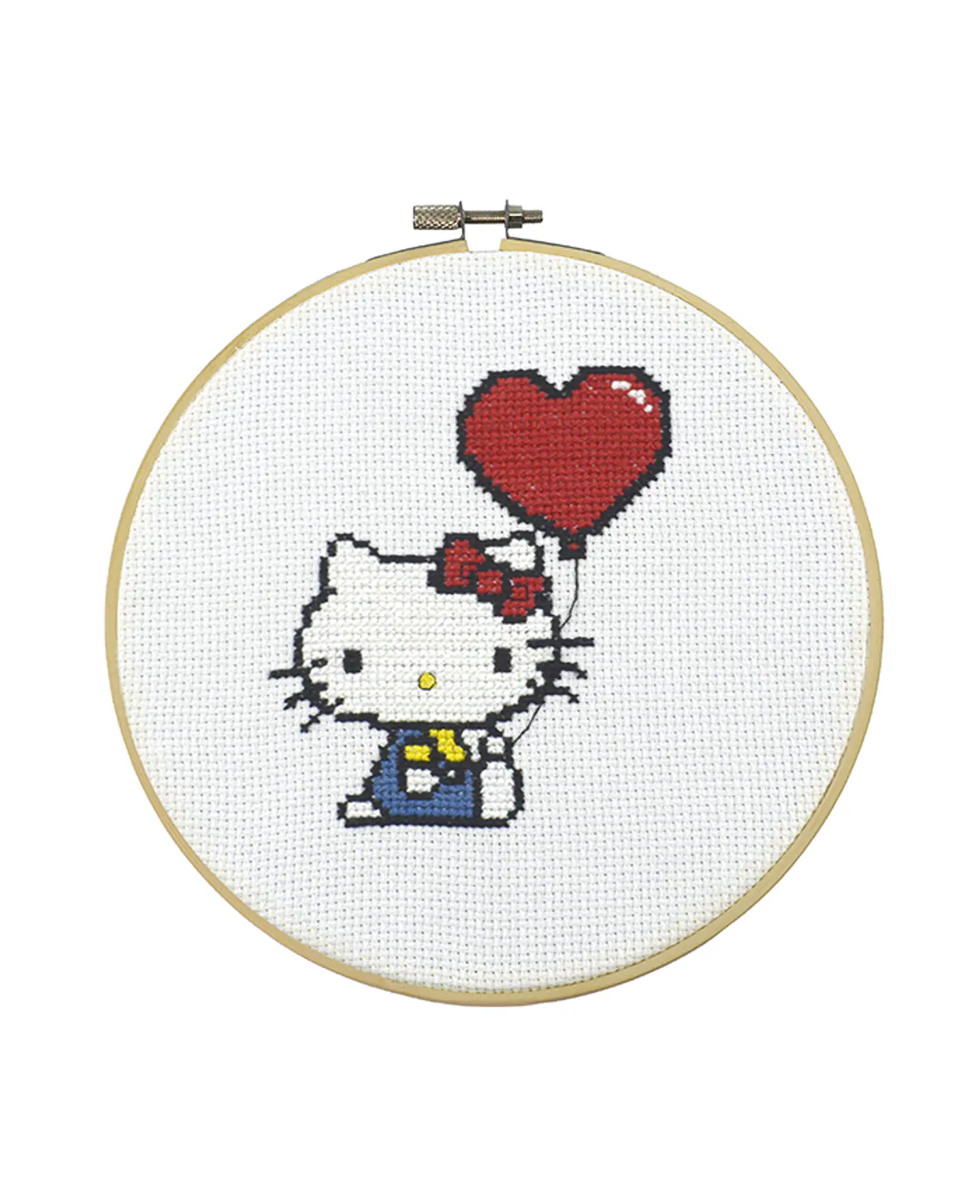Kit de Bordado corazón Hello Kitty 2