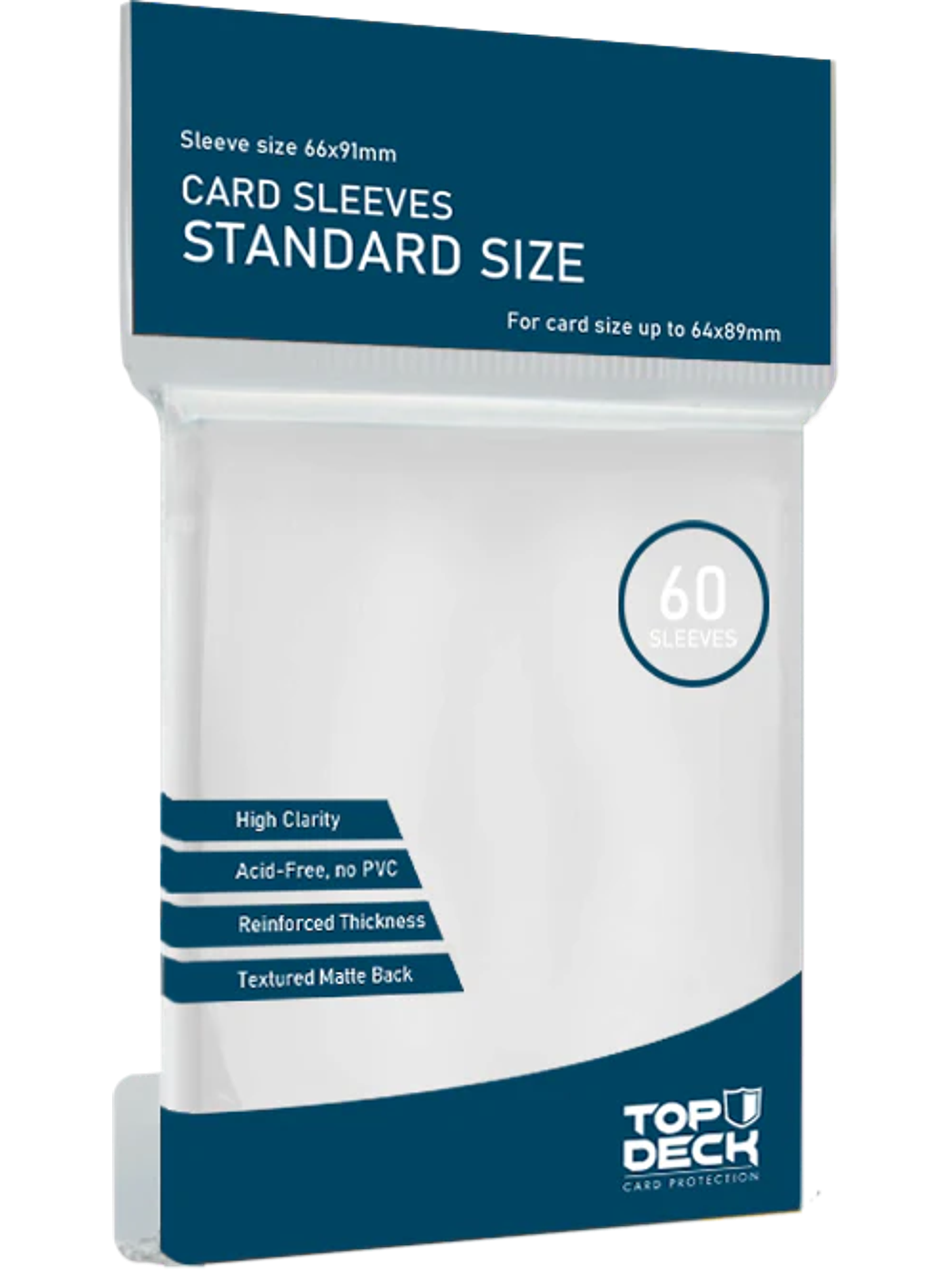 Protectores Esenciales | TOPDECK Standard 62x89mm color Blanco 2