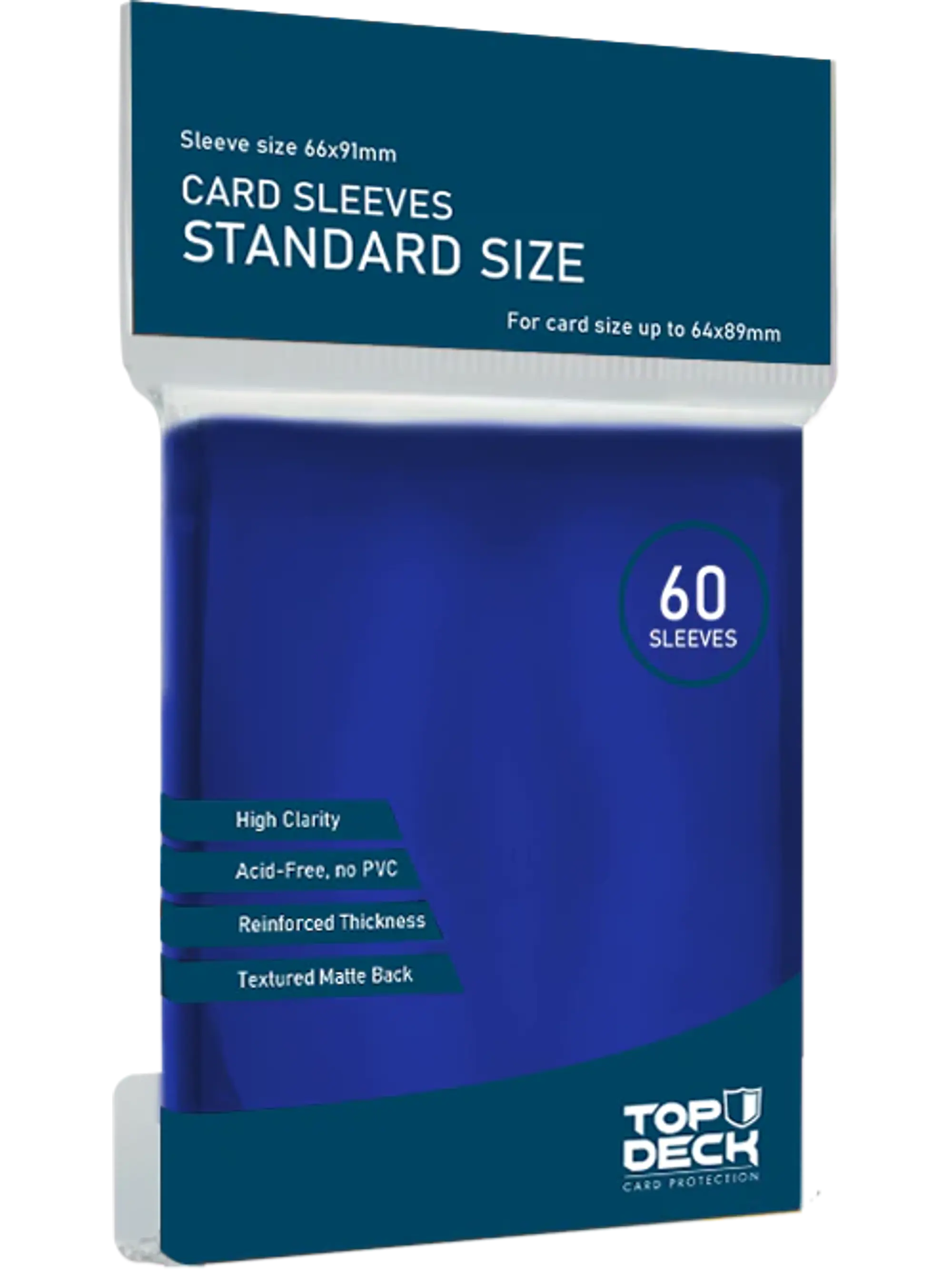 Protectores Esenciales | TOPDECK Standard 62x89mm color Azul 2