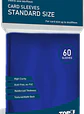 Protectores Esenciales | TOPDECK Standard 62x89mm color Azul - Miniatura 2