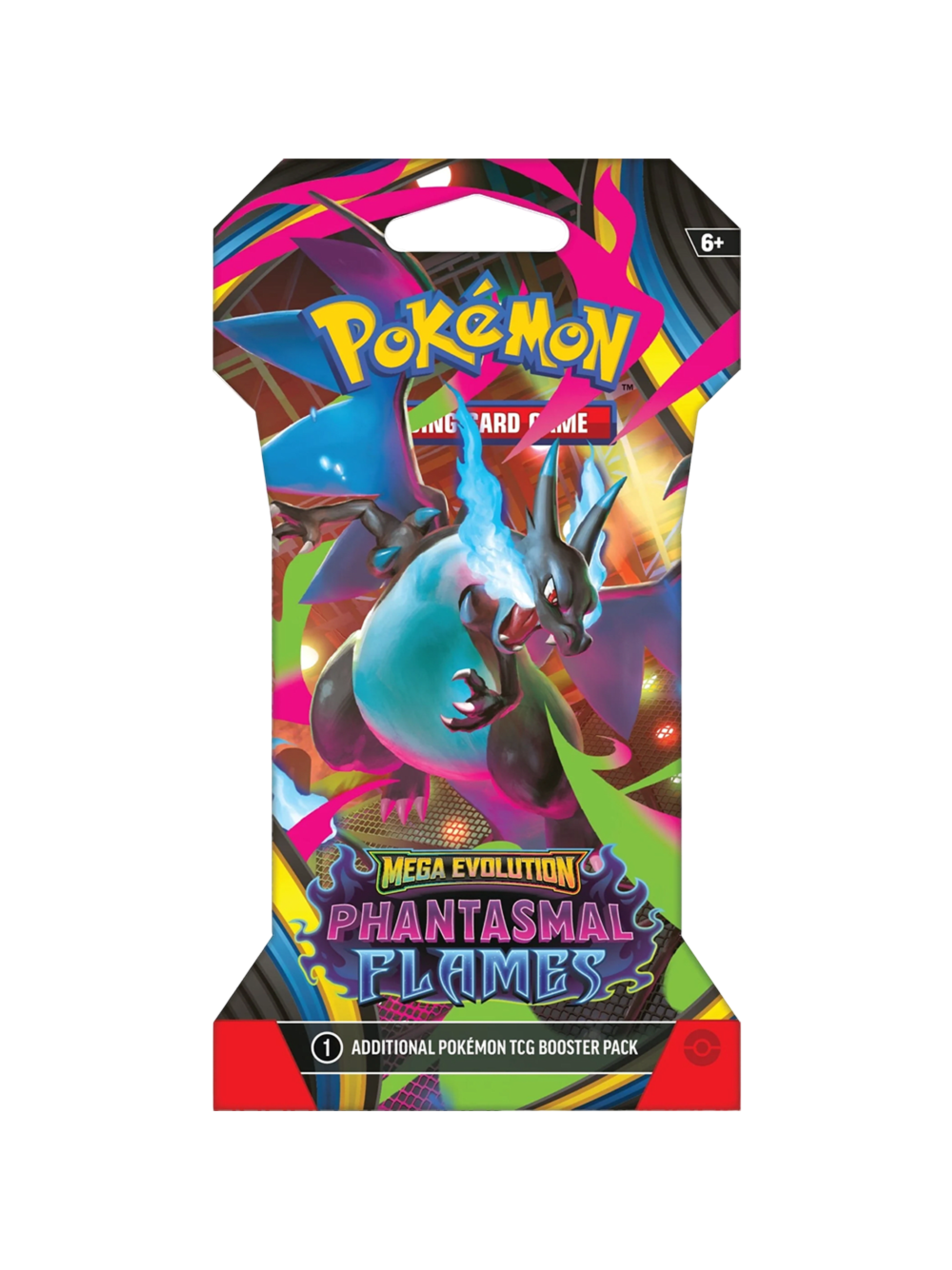 MEGA EVOLUTION - PHANTASMAL FLAMES  - BOOSTER PACK SLEEVED - ENG