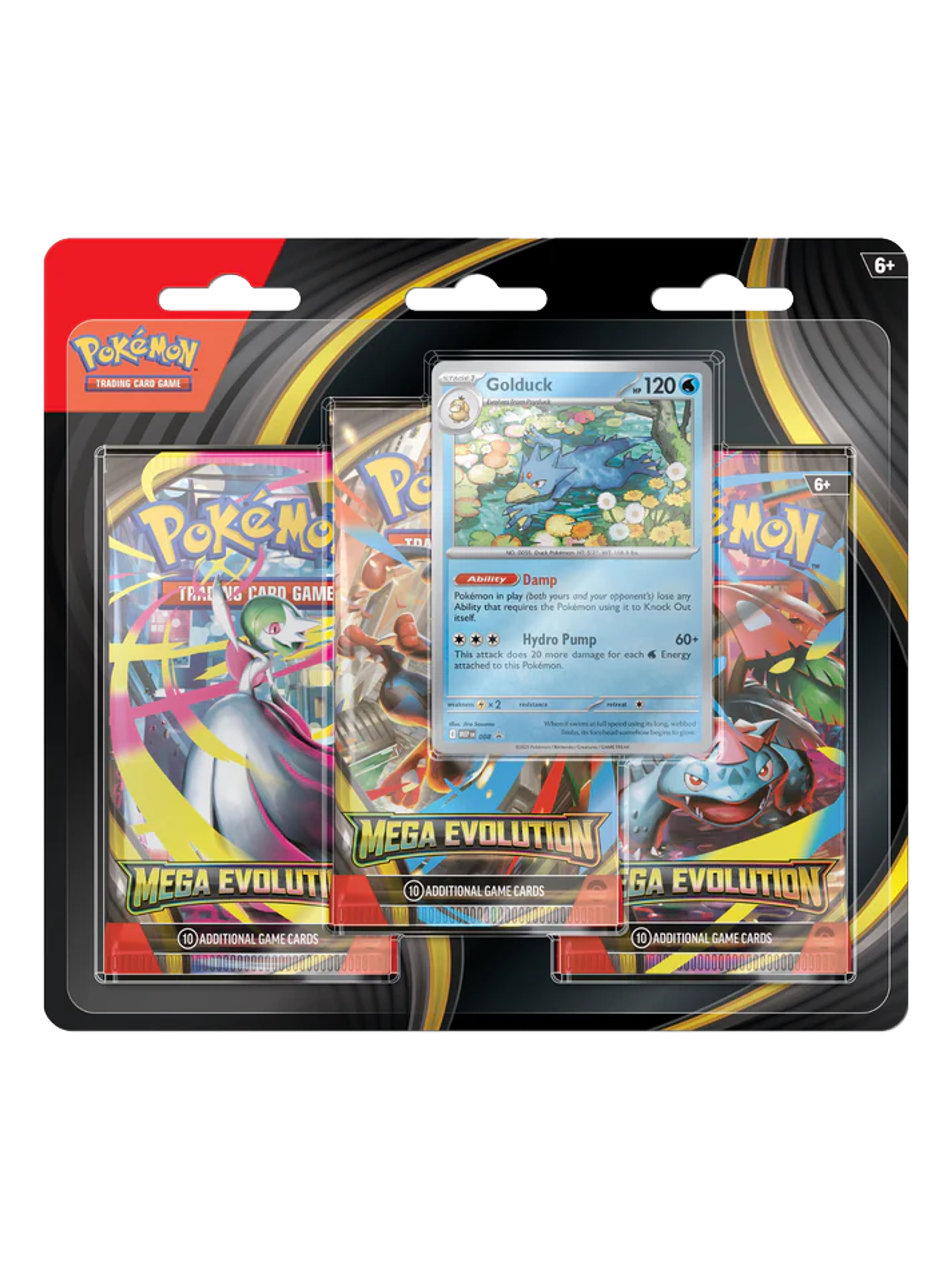 MEGA EVOLUTION - 3 PACK BLISTER - ENG (Golduck)