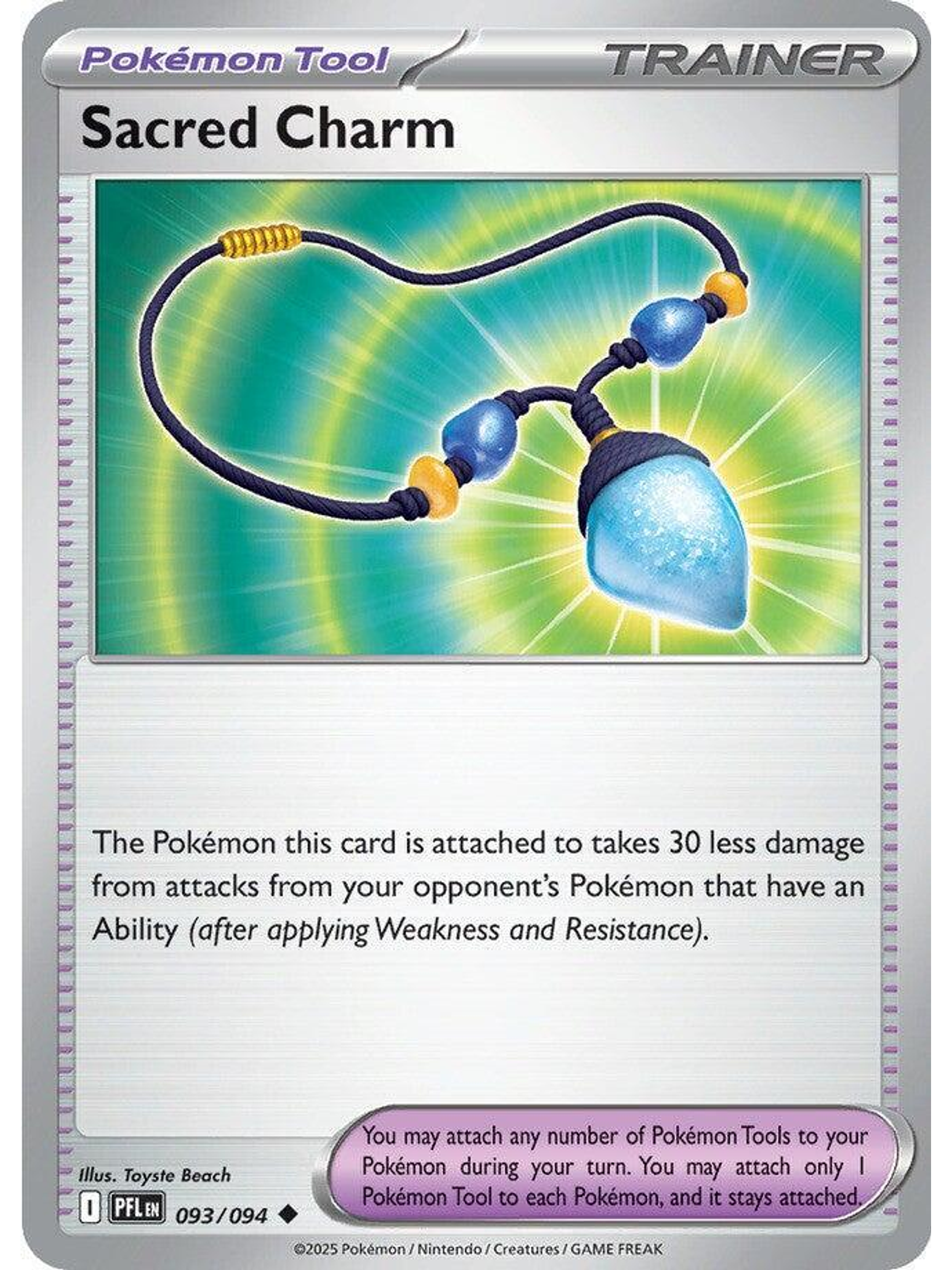 Sacred Charm - 093/094 - ME02: Phantasmal Flames (PFL)