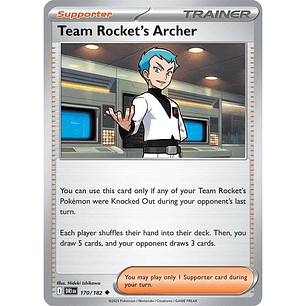 Team Rocket's Archer