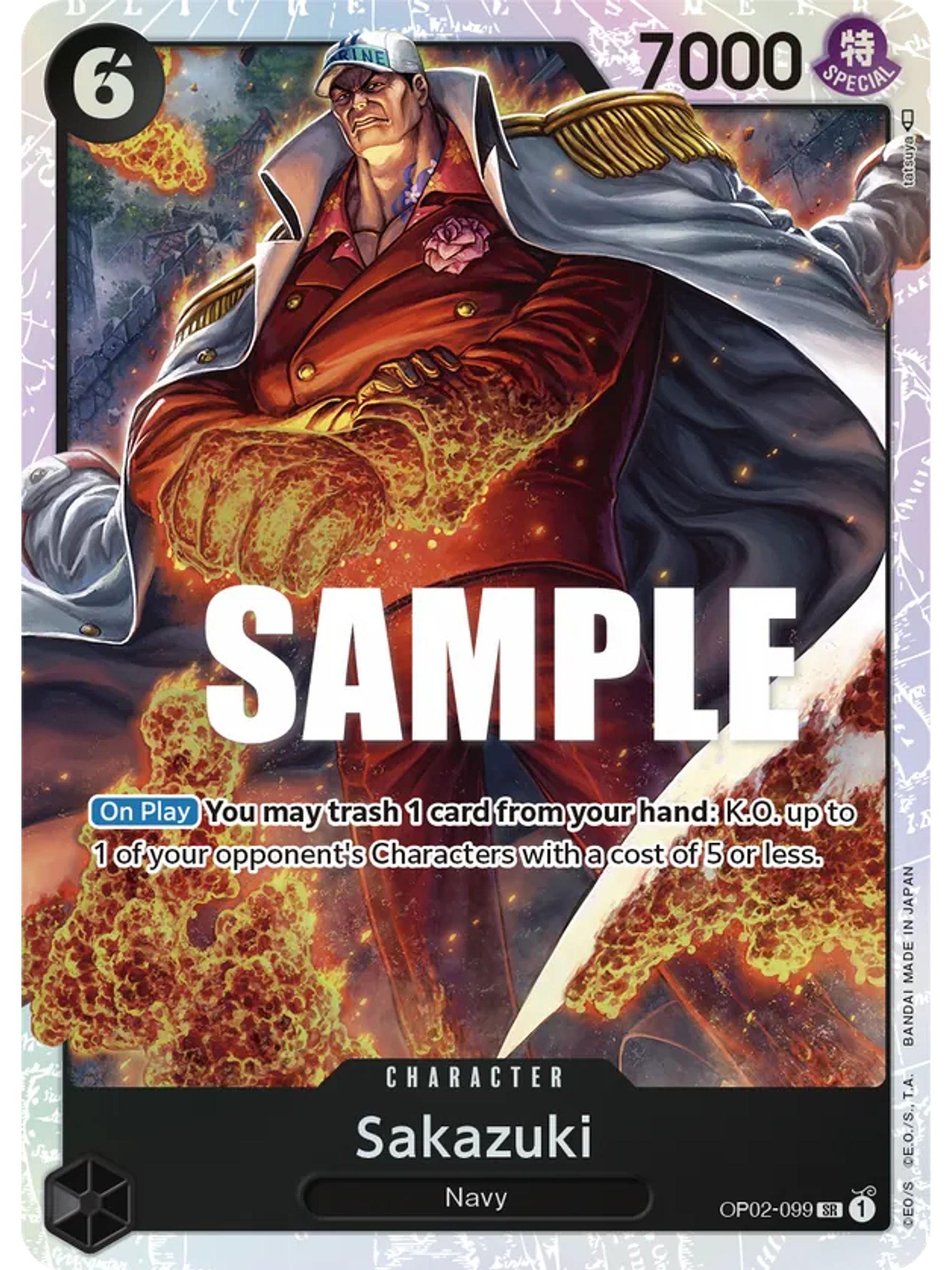 Sakazuki - Paramount War (OP02)