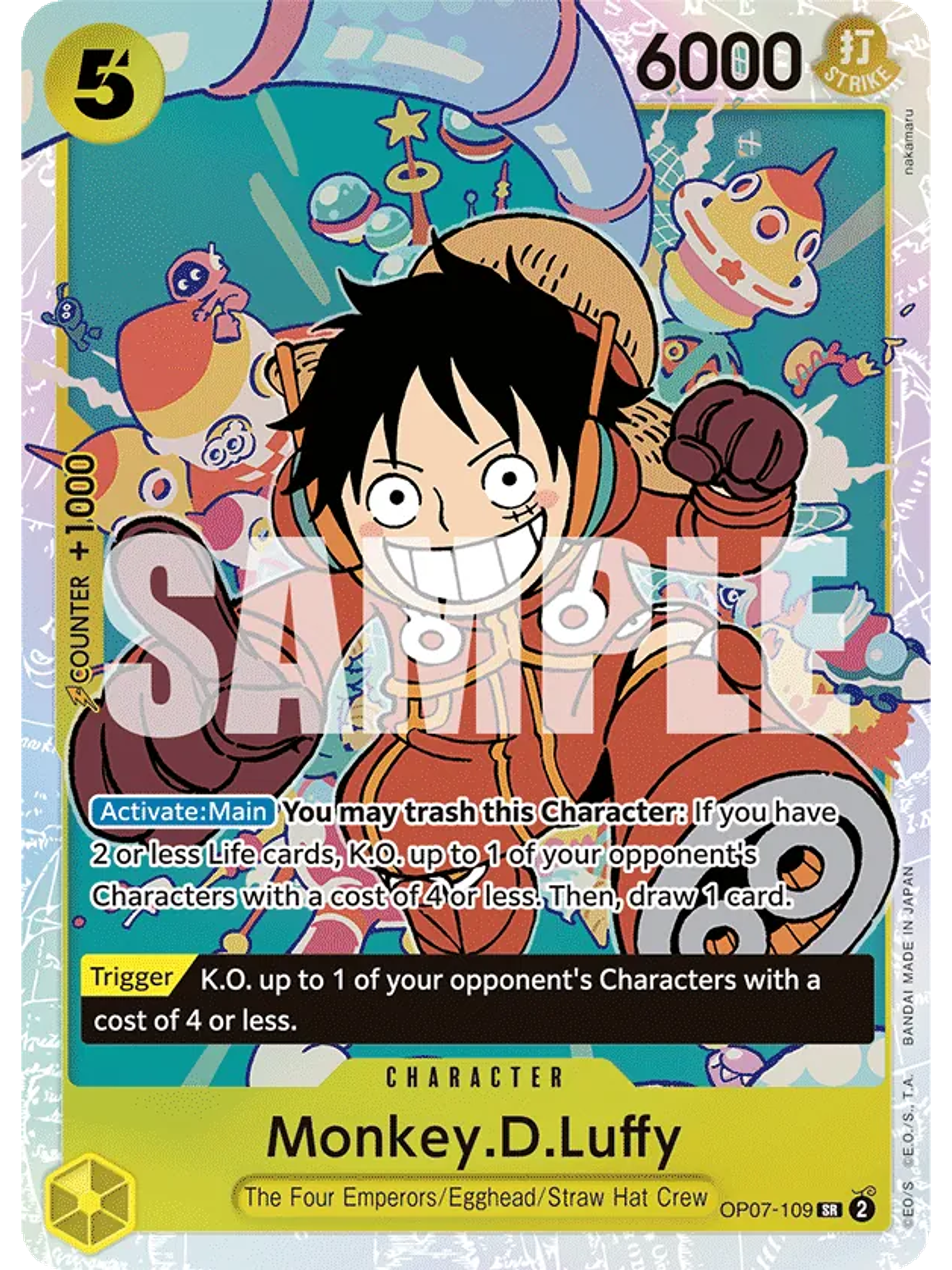 Monkey.D.Luffy (109) - 500 Years in the Future (OP07)