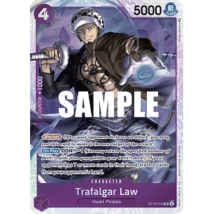 Trafalgar Law (010) - Ultra Deck: The Three Captains (ST-10)