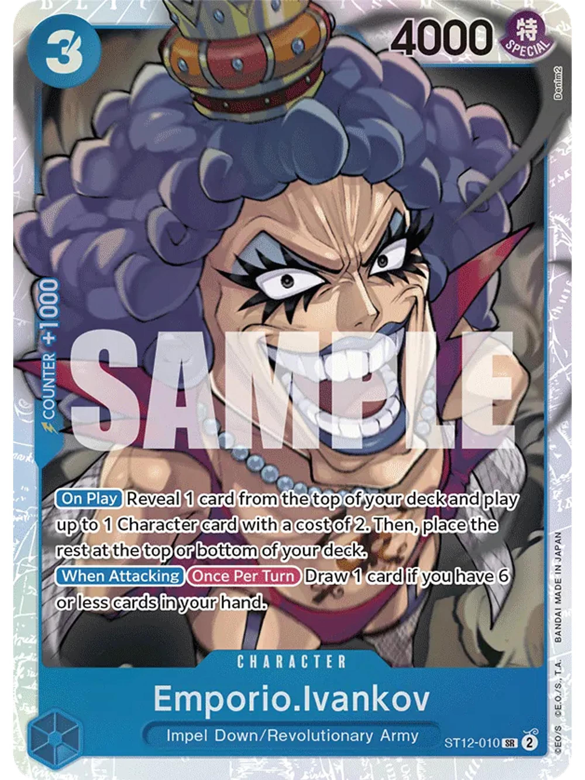 Emporio.Ivankov - Starter Deck 12: Zoro and Sanji (ST-12)