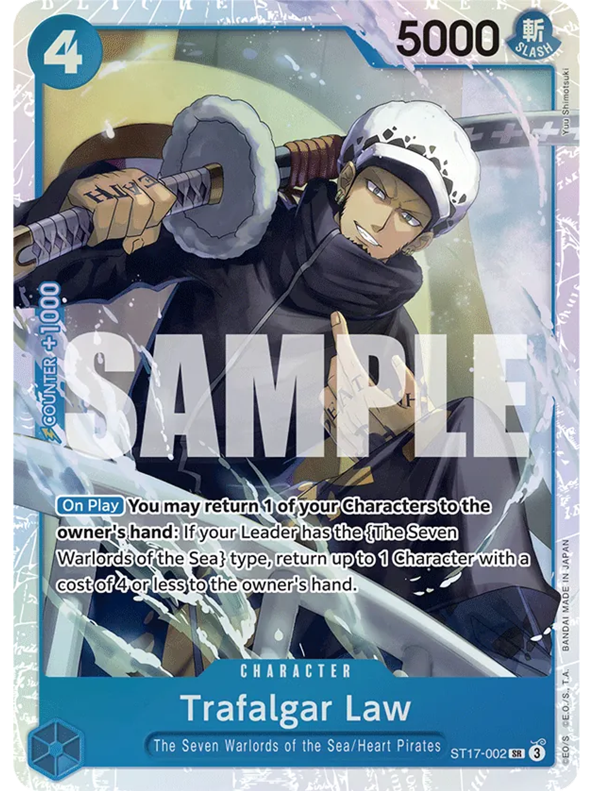 Trafalgar Law (ST17-002) - Starter Deck 17: BLUE Donquixote Doflamingo (ST-17)