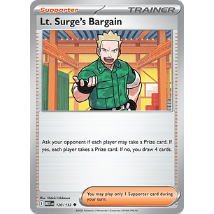 Lt. Surge's Bargain