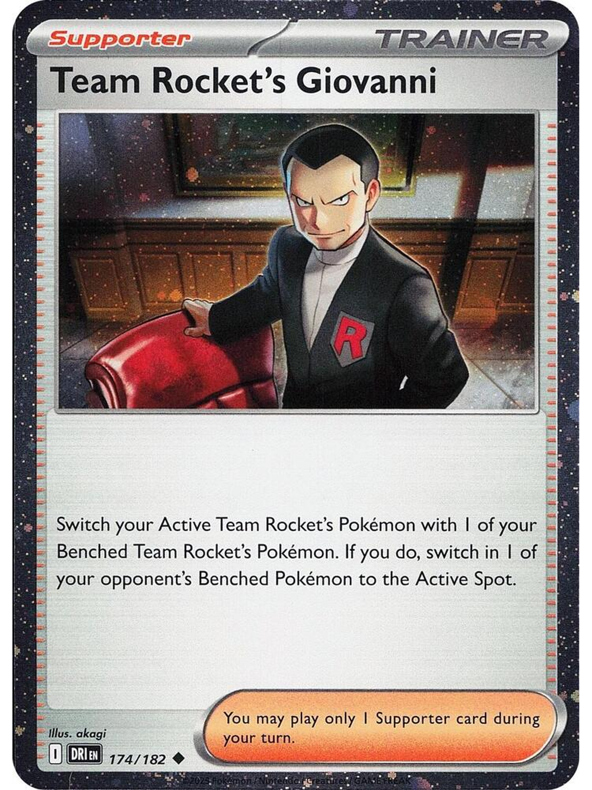 Team Rocket's Giovanni (Cosmos Holo)