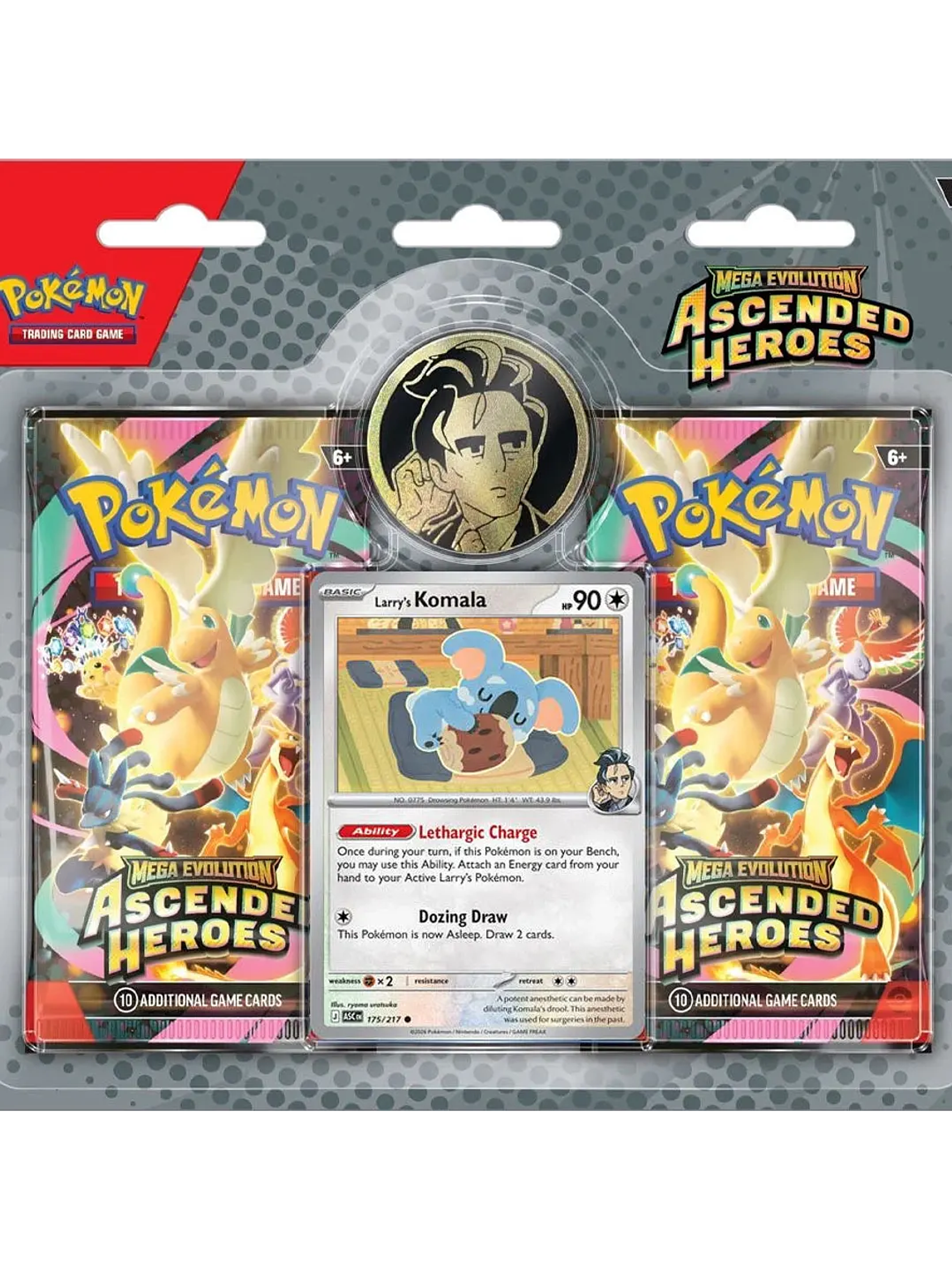 [PREVENTA 30-01-2026] POKÉMON TCG MEGA EVOLUTION - ASCENDED HEROES: LARRY/ERIKA COLLECTION EN 1