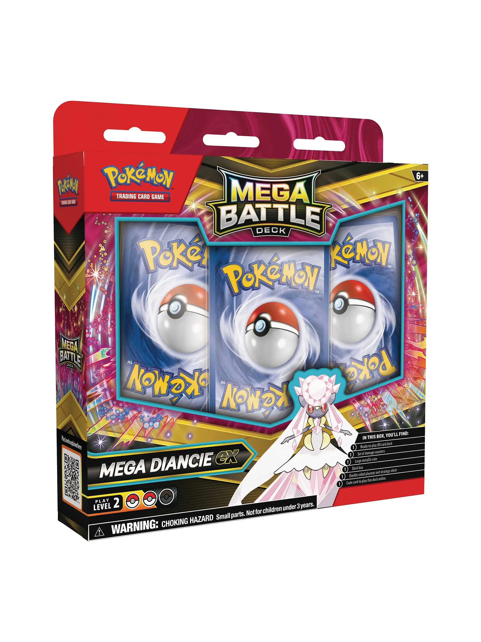 LEAGUE BATTLE DECK MEGA DIANCIE - MEGAEVOLUCIONES - POKEMON 