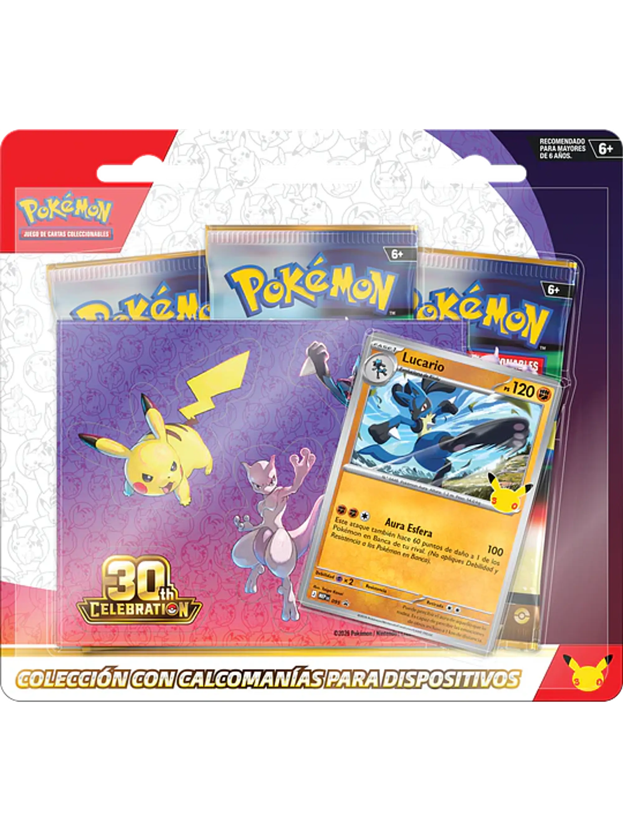 Pokemon TCG 30th Celebration - Tech Sticker Collection Español 1