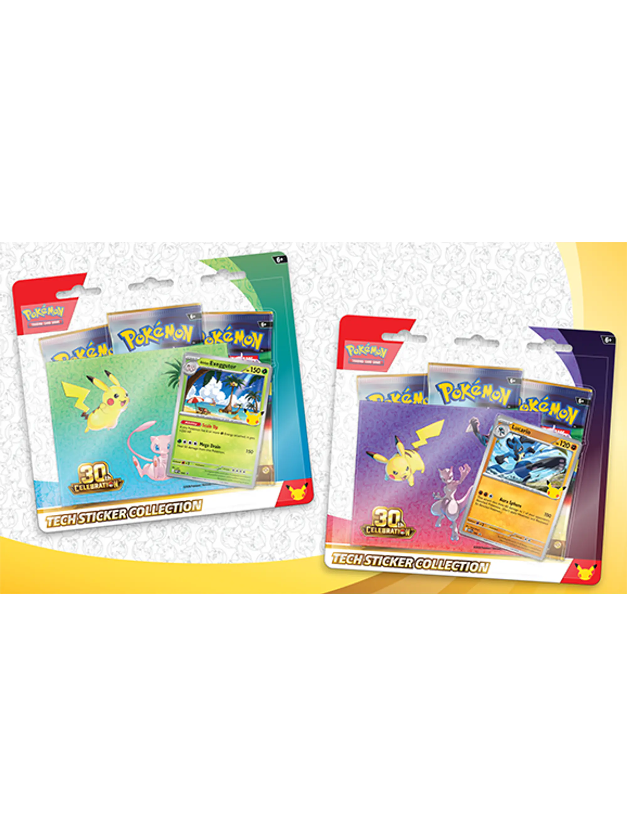 Pokemon TCG 30th Celebration - Tech Sticker Collection English