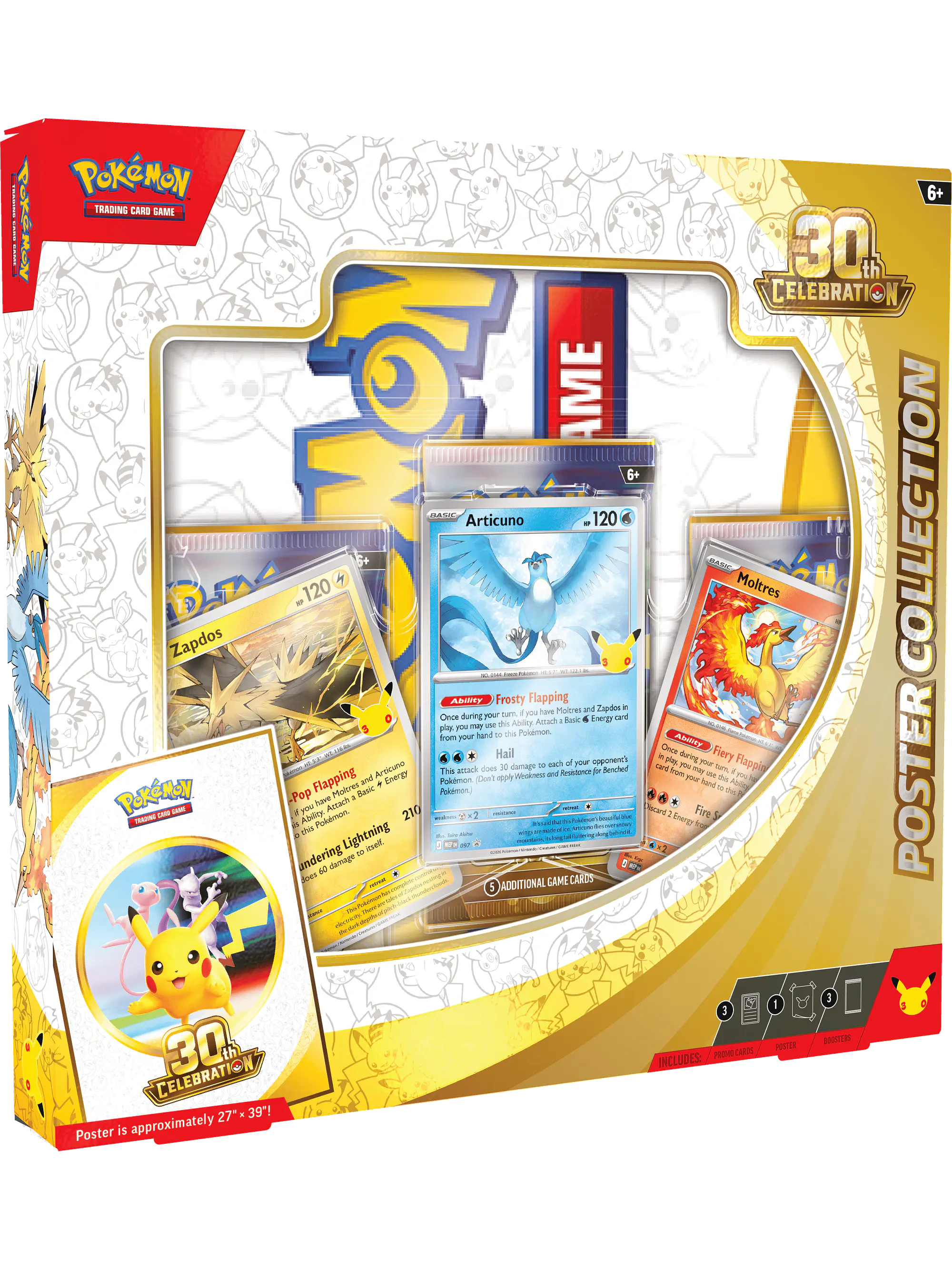 Pokemon TCG 30th Celebration - Poster Collection English