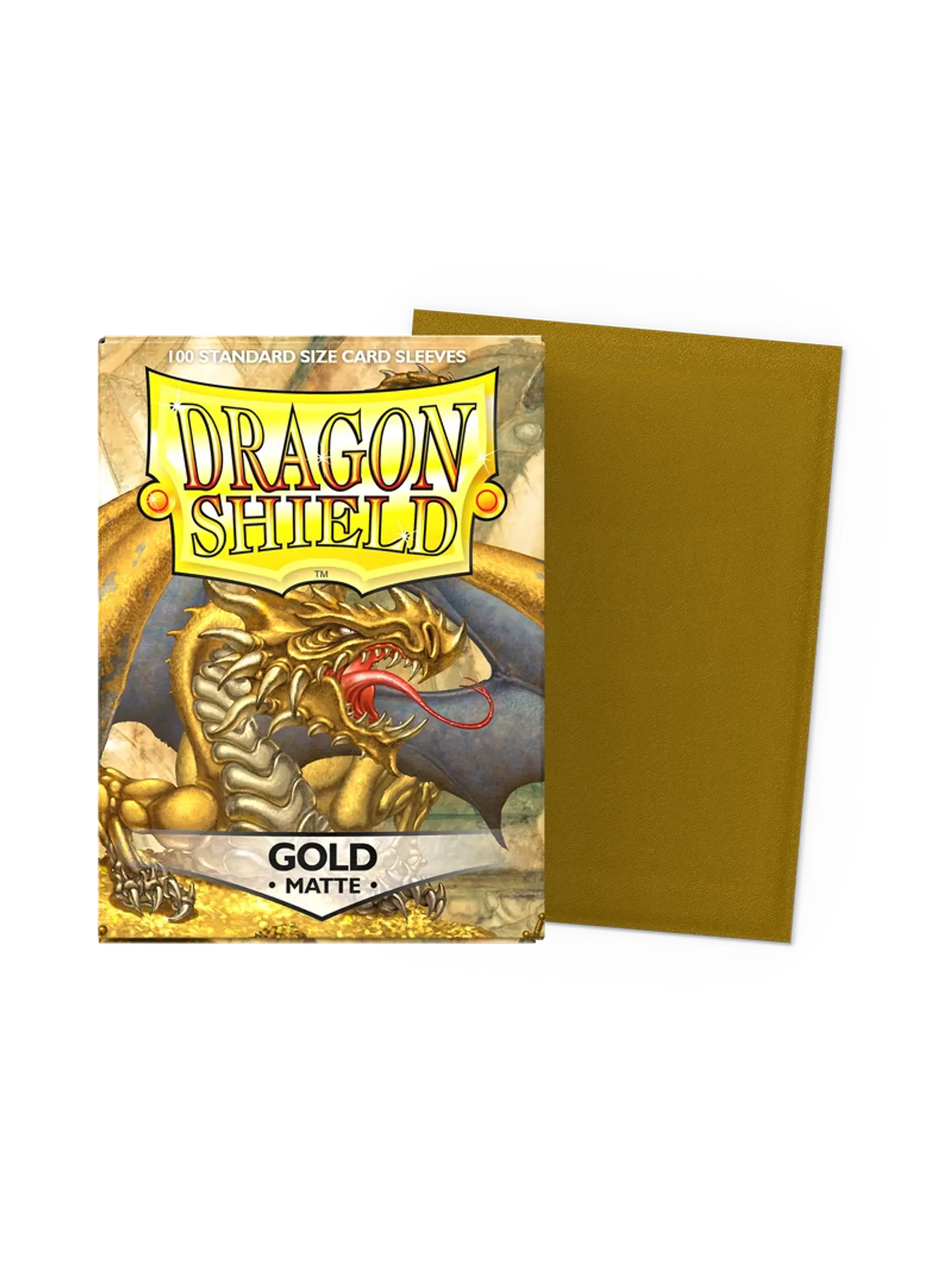 Protectores Standard - Matte - Gold - Dragon Shield 