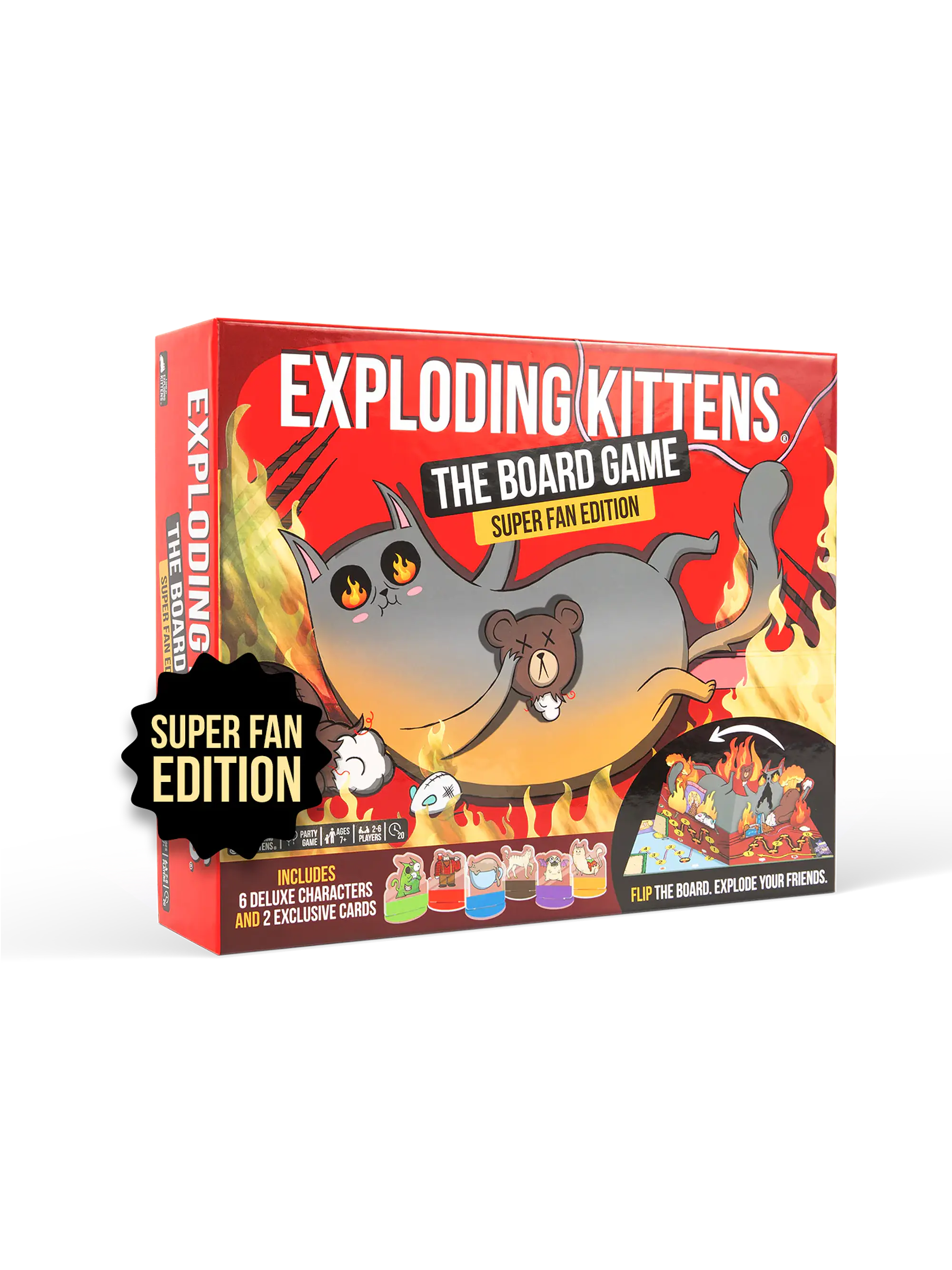 Exploding Kittens: El juego de tablero - Super Fan Edition (Premium Version) - ASMODEE 1