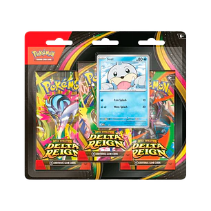 PREVENTA 6/11/2026 Pokémon TCG Mega Evolution - Delta Reign - 3-Pack Blister Inglés