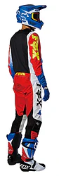 PANTALON FOX 360 LINC AZUL/ROJO  - Miniatura 3