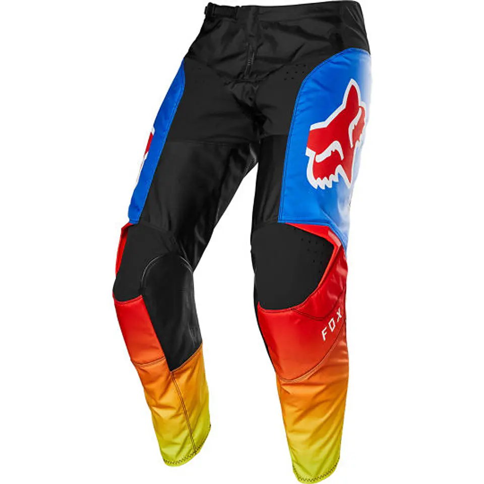 PANTALON FOX 180 FYCE AZUL/ROJO 1