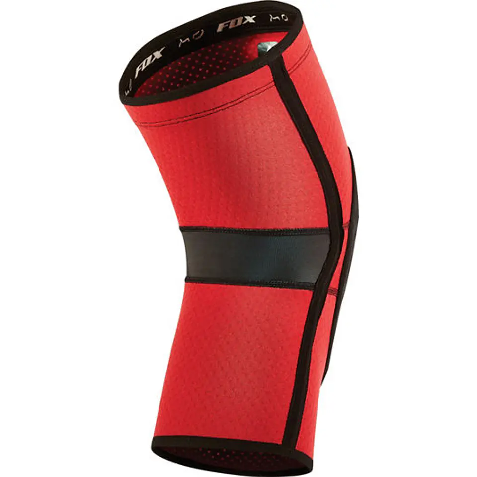 RODILLERA FOX LAUNCH ENDURO RED  2