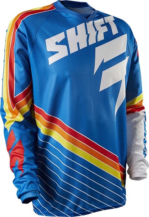 JERSEY SHIFT STRIKE STRIPES AZUL