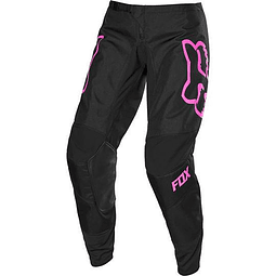 PANTALON FOX NIÑA 180 PRIX NEGRO/ROSADO 